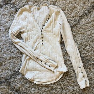 Free People Adriana Layering Top Thermal S